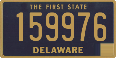 DE license plate 159976