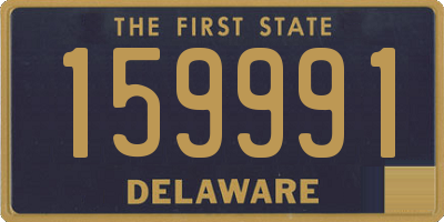 DE license plate 159991