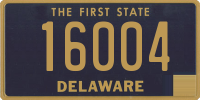 DE license plate 16004