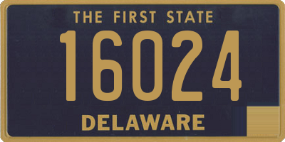 DE license plate 16024