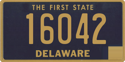 DE license plate 16042