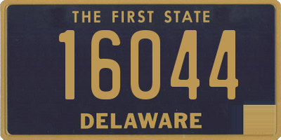 DE license plate 16044