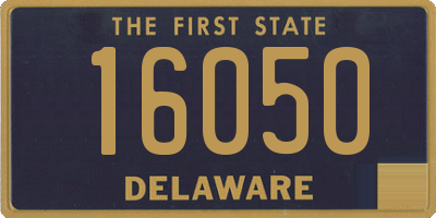 DE license plate 16050