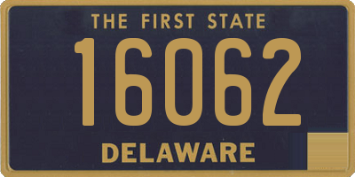 DE license plate 16062