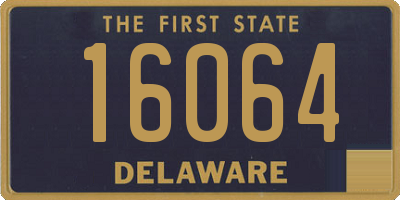 DE license plate 16064