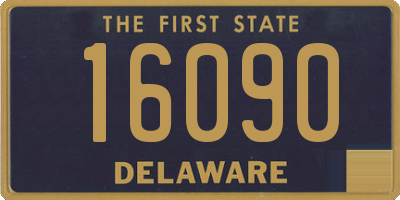 DE license plate 16090