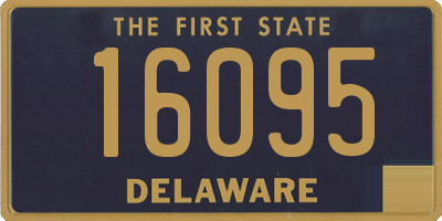 DE license plate 16095