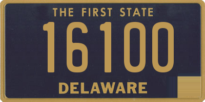 DE license plate 16100