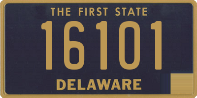 DE license plate 16101