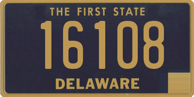 DE license plate 16108