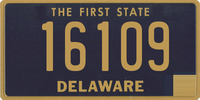 DE license plate 16109