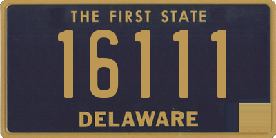 DE license plate 16111