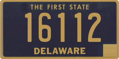 DE license plate 16112