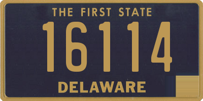 DE license plate 16114