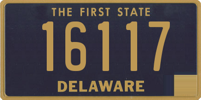 DE license plate 16117