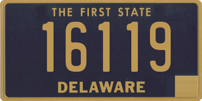 DE license plate 16119