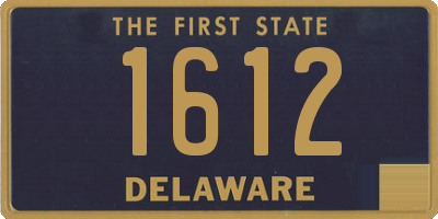 DE license plate 1612