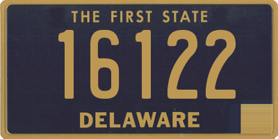 DE license plate 16122