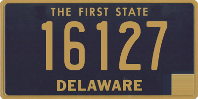 DE license plate 16127