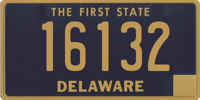 DE license plate 16132