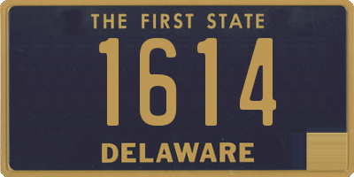 DE license plate 1614