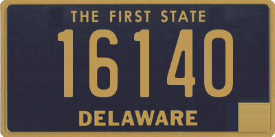 DE license plate 16140