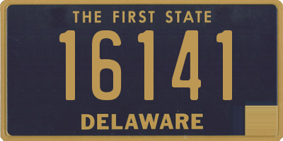 DE license plate 16141