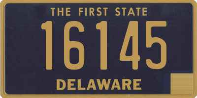 DE license plate 16145