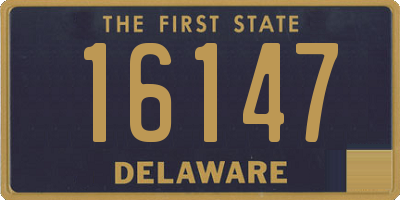 DE license plate 16147