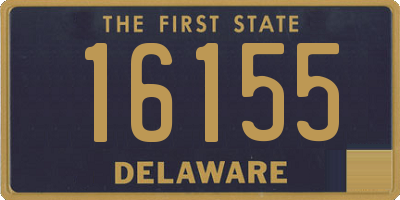 DE license plate 16155