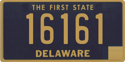 DE license plate 16161