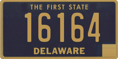 DE license plate 16164