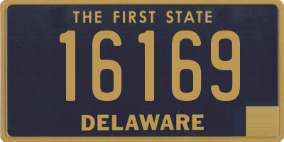 DE license plate 16169