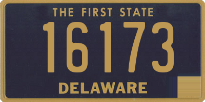 DE license plate 16173