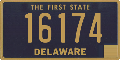 DE license plate 16174