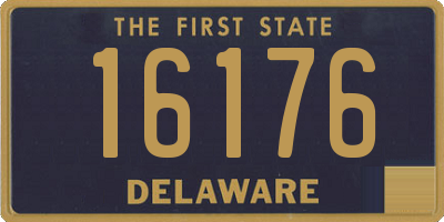 DE license plate 16176