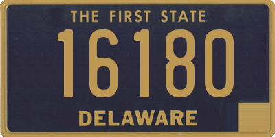 DE license plate 16180