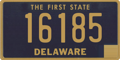 DE license plate 16185