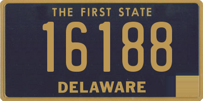 DE license plate 16188