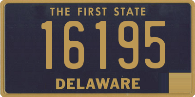 DE license plate 16195