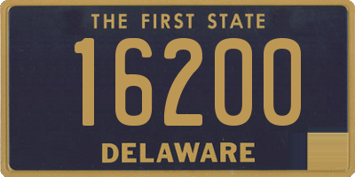 DE license plate 16200