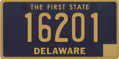 DE license plate 16201