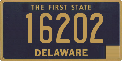 DE license plate 16202