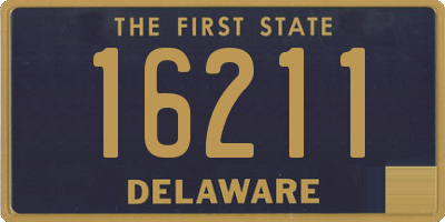 DE license plate 16211