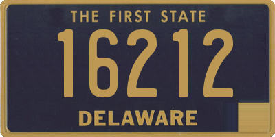 DE license plate 16212