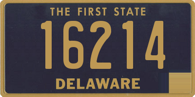 DE license plate 16214