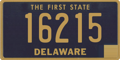 DE license plate 16215