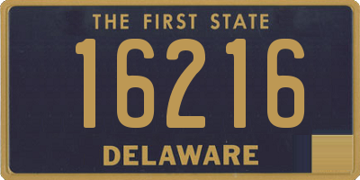 DE license plate 16216