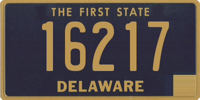 DE license plate 16217