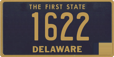 DE license plate 1622